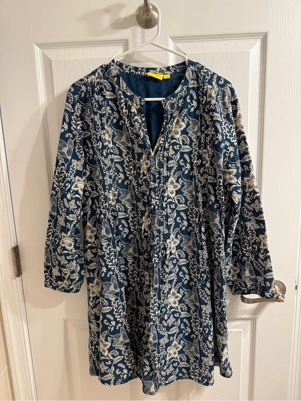 Roller Rabbit Navy and Cream Floral dress